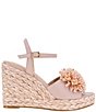 BCBGeneration Erika Platform Wedge Pom-Pom Sandals - Image 2