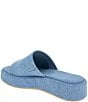 Color:Denim - Image 4 - Farah Denim Platform Slide Sandals
