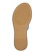 Color:Denim - Image 6 - Farah Denim Platform Slide Sandals