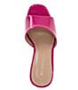 Color:Viva Pink Patent - Image 5 - Giani Patent Wedge Slide Sandals