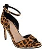 Color:Cheetah - Image 1 - Jessika Cheetah Print Ball Chain Welt Dress Sandals