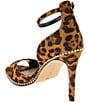 Color:Cheetah - Image 4 - Jessika Cheetah Print Ball Chain Welt Dress Sandals