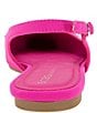Color:Fuchsia Pink Neoprene - Image 3 - Kristin Neoprene Crystal Bow Sling Flats