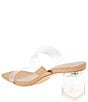 Color:Clear/Tan - Image 4 - Lekko Clear Slide Sandals