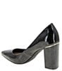 Color:Black Patent - Image 4 - Midana Patent Block Heel Pumps