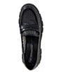Color:Black/Nude - Image 5 - Rama Mesh Lugged Platform Penny Loafers