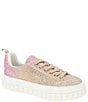 Color:Ombre Rhinestone - Image 1 - Riso Rhinestone Chunky Platform Sneakers