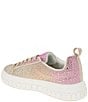 Color:Ombre Rhinestone - Image 4 - Riso Rhinestone Chunky Platform Sneakers