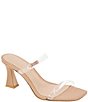 BCBGeneration Routa Clear Strap High Heel Slide Sandals - Image 1