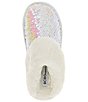 Color:Silver - Image 5 - Triaa Faux Fur Sequin Embellished Slippers