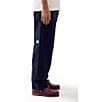 Color:Blue - Image 3 - Relaxed-Fit Straight-Leg Woven Carpenter Pants