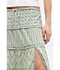BDG Urban Outfitters Broderie Tiered Eyelet Maxi Skirt, Color:Green - Image 4