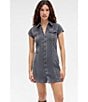 BDG Urban Outfitters Cap Sleeve Solid Shirt Dress - Image 5
