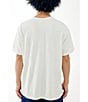Color:White - Image 2 - Harmony Embroidered Graphic Short Sleeve T-Shirt