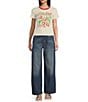 BDG Urban Outfitters Jaya Texan Turn Up Low Rise 5-Pocket Jeans, Color:Denim Blue - Image 3