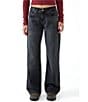 BDG Urban Outfitters Kayla Low Rise Low Rider Jeans, Color:Black - Image 1