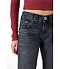 BDG Urban Outfitters Kayla Low Rise Low Rider Jeans, Color:Black - Image 4