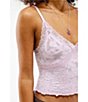 Color:Pink - Image 3 - Knit Seamless Cross Lace Tank Top