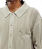 BDG Urban Outfitters Knitted Button-Front Short Sleeve Shirt, Color:Grey - Image 4