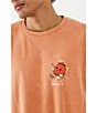 Color:Orange - Image 3 - Life Is Sweet Short Sleeve T-Shirt
