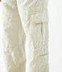 Color:Ecru - Image 3 - Linen-Blend Cargo Utility Pants