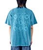 Color:Blue - Image 1 - Live By The Sun Short Sleeve Graphic T-Shirt