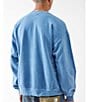 Color:Blue - Image 2 - Long Sleeve Graphic Artwork Sweatshirt