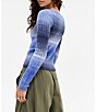 BDG Urban Outfitters Long Sleeve Ombre Ribbed Knit Wool Blend Pullover - Image 2