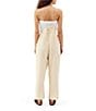 Color:Biscotti - Image 2 - May Linen Dungarees