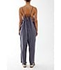 Color:Charcoal - Image 2 - May Linen Dungarees