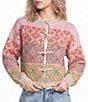 BDG Urban Outfitters Patterned Knotted-Fastening Wool Blend Cardigan - Image 1