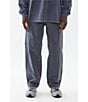 Color:Slate Grey - Image 1 - Relaxed Straight Leg Rigid Denim Carpenter Jeans