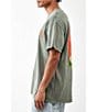 Color:Khaki - Image 3 - Short Sleeve Arrance T-Shirt