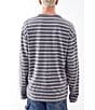 Color:Grey - Image 2 - Long Sleeve Breton Striped T-Shirt