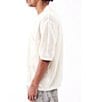 Color:Ecru - Image 3 - Short Sleeve Knit Texture Shirt