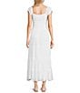 BDG Urban Outfitters Sienna Cap Sleeve Long Dress, Color:White - Image 2
