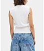 BDG Urban Outfitters Sleeveless Knit Cardigan, Color:White - Image 2