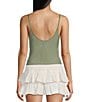 BDG Urban Outfitters Sleeveless Tamie Tank Top, Color:Khaki - Image 2