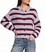 BDG Urban Outfitters Striped Wool Blend Cardigan - Image 1