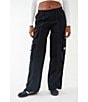 BDG Urban Outfitters Y2k Low Rise Cargo Pants, Color:Black - Image 1