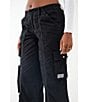 BDG Urban Outfitters Y2k Low Rise Cargo Pants, Color:Black - Image 3