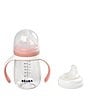 BEABA 2-in-1 Bottle To Sippy Learning Cup, Color:Rose - Image 3