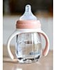BEABA 2-in-1 Bottle To Sippy Learning Cup, Color:Rose - Image 4