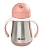 Color:Rose - Image 2 - Stainless Steel Straw Sippy Cup
