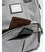 Color:Grey - Image 4 - Water Resistant Wellington Backpack Diaper Bag