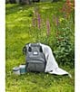 Color:Grey - Image 6 - Water Resistant Wellington Backpack Diaper Bag