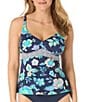 Beach House Diamond Meadows Adele Texture V-Neck Tankini Swim Top & Chloe High Waisted Solid Bikini Swim Bottom - Image 3