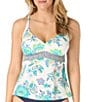 Beach House Diamond Meadows Adele Texture V-Neck Tankini Swim Top - Image 4