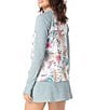 Beach House Endless Summer Long Sleeve Front Zip Rashguard Swim Cover-Up - Image 5