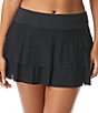 Beach House Paloma Beach Cadence Layered Ruffle Pull-On Swim Skort - Image 1